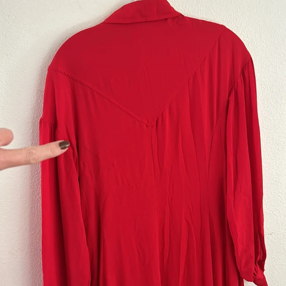 Saunders Collective Flowing Button Front Dress, RTR - Picture 12 of 13